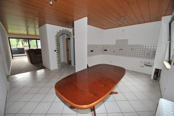 Essbereich mit Küche