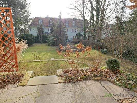 Terrassenausblick im Februar