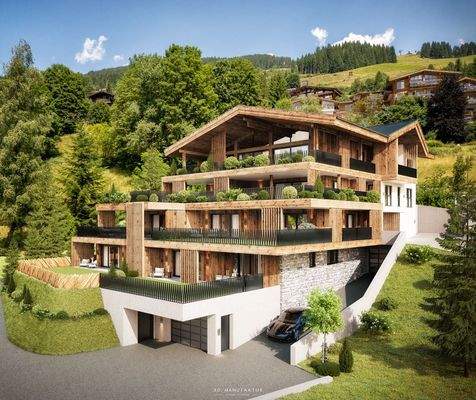 Architekturvisualisierung Kendler Living Exterior c010-Sommer