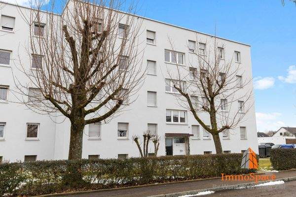 Blick auf die Wohnanlage