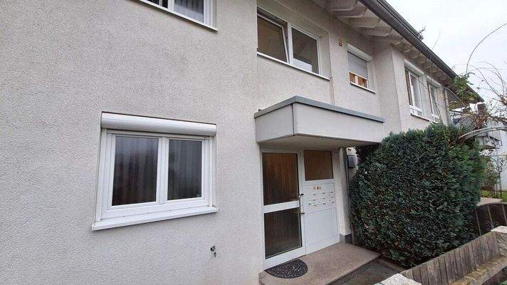 gepflegter Hauseingang - einladender Empfang für Sie & Ihre Gäste