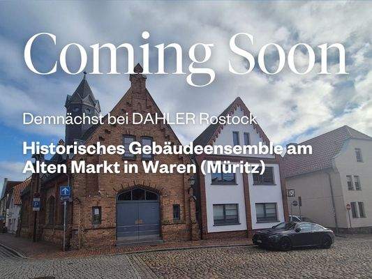 DC-HRO155 Historisches Gebäudeensemble am Alten Markt in Waren (Müritz)