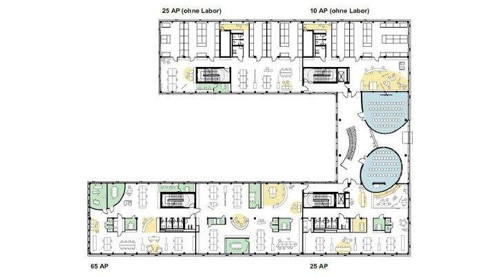 Grundriss 1 OG Großraum