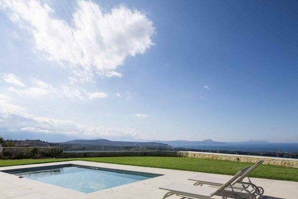 Kreta, Gallos: Luxuriöse Neubauvilla mit Meerblick zu verkaufen