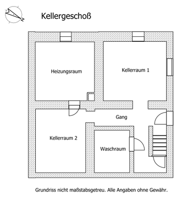 Grundriss Keller