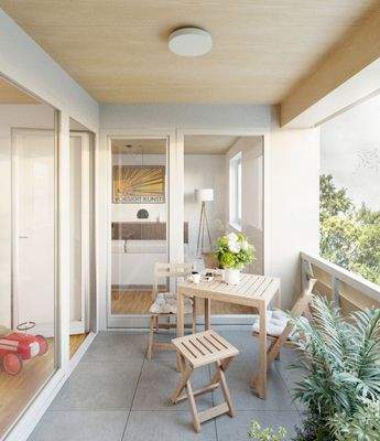 Loggia Typ 2 und Typ 3