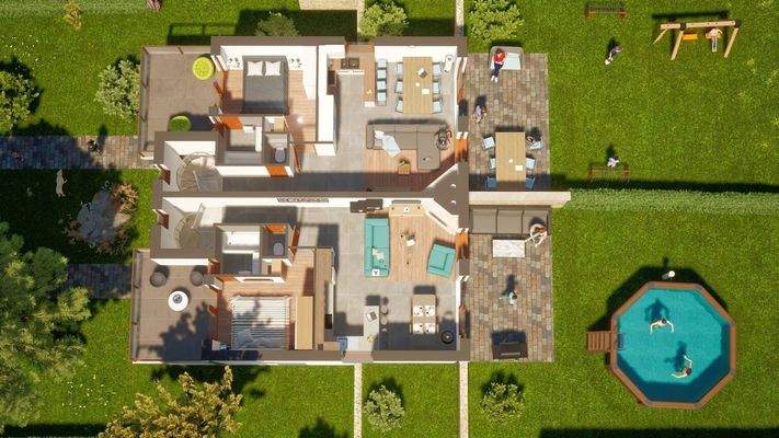 3D 1e ersten Stockwerk a