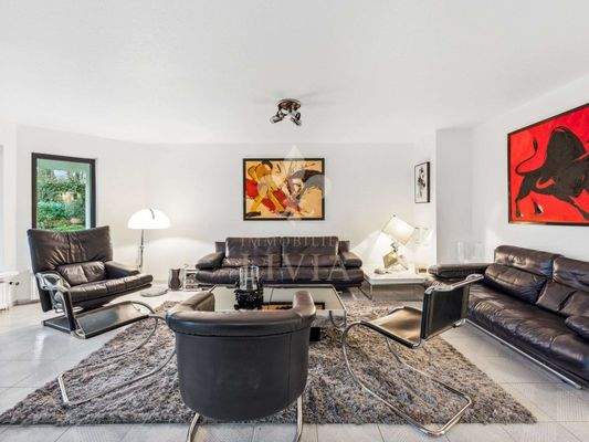 Wohnbereich im Untergeschoss