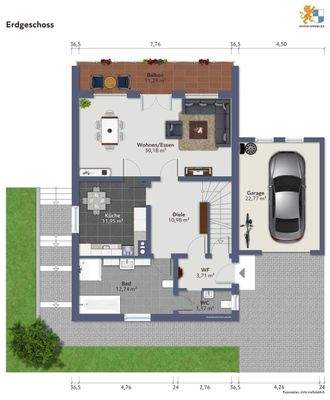 Grundriss Erdgeschoss