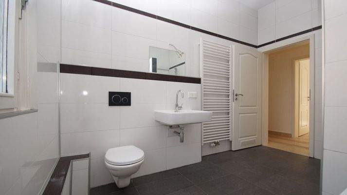 Bathroom with space