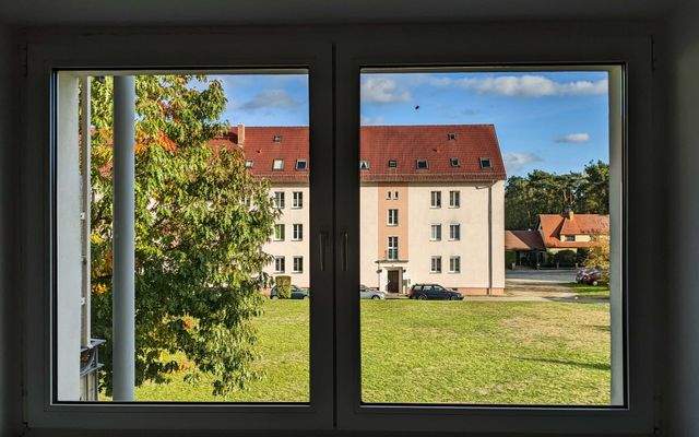 Blick aus dem Fenster