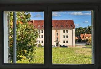 Blick aus dem Fenster