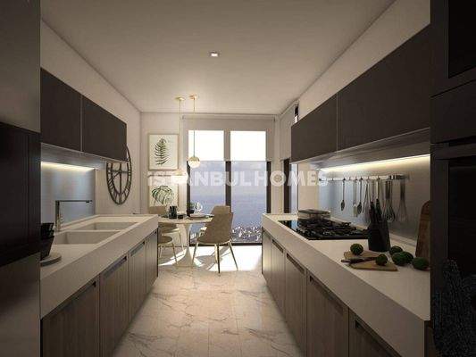 Lake View Properties Near the Main Road in Istanbul Buyukcekmece