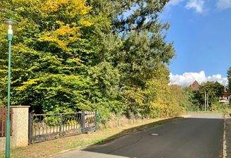 Blick zum Grundstück