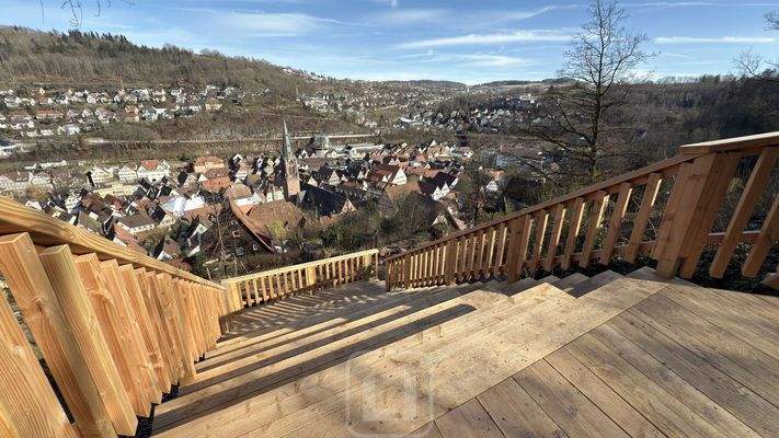 Blick über die Dächer von Calw