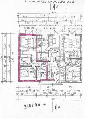 Grundriß der Wohnung