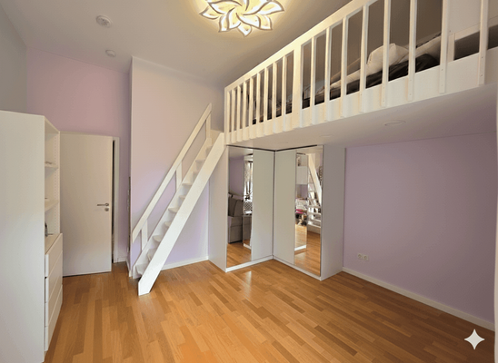 Kinderzimmer mit Hochbett