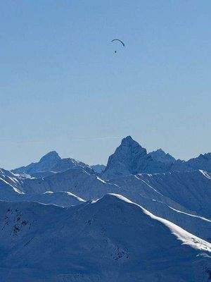 Bergkulisse von Davos