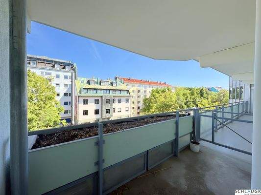 Galerie vor der Wohnung