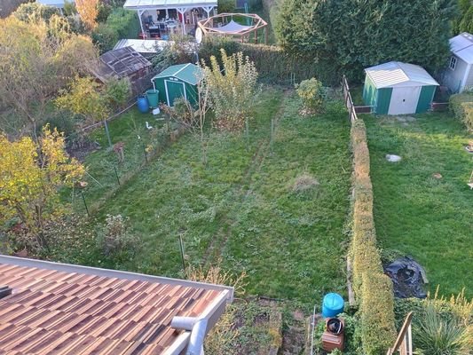 Ausblick zum Garten