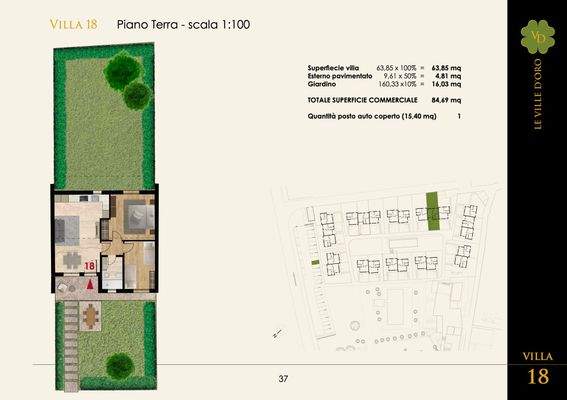 Planimetria Villa 18