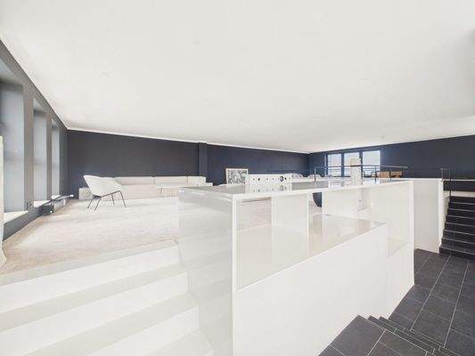 Blick in die obere Ebene