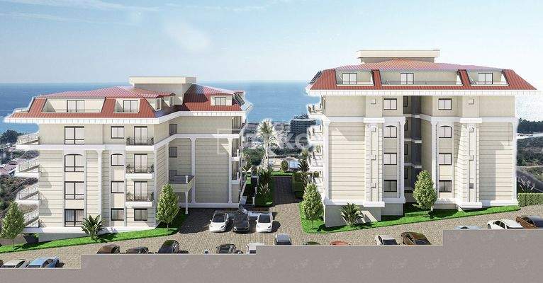 Apartments 700 m from the Sea in Alanya Kestel