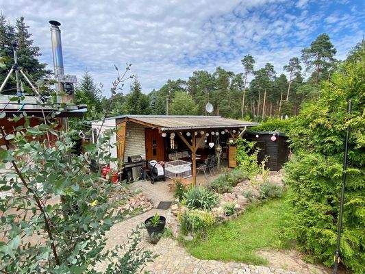 Außenansicht kleinerer Bungalow