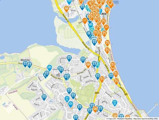 Geolyzer Kartenausschnitt