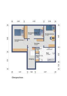 Grundriss Obergeschoss