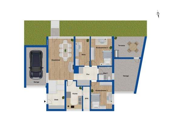 Grundriss Erdgeschoss