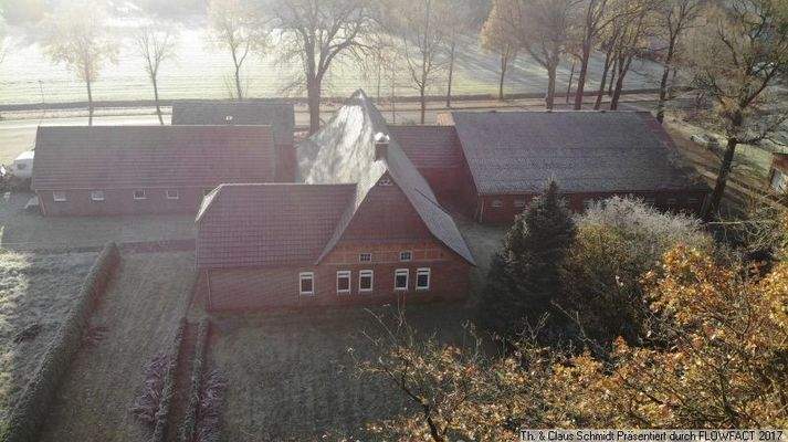 Luftansicht der Hofstelle