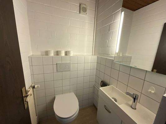 Gäste-WC im Erdgeschoss