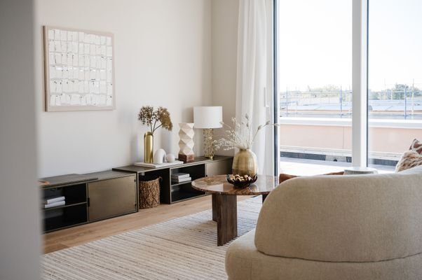 Ausblick Wohnzimmer 