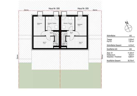Grundrissbeispiel Untergeschoss