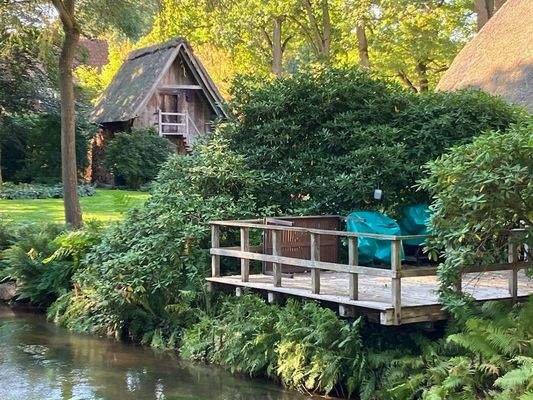 Blick zum Speicher und Steg