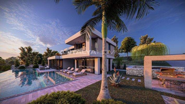 Sea-View House with Private Pool for Sale in Kalkan Kaş