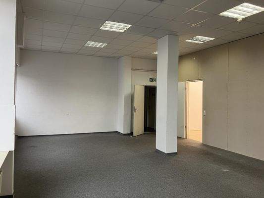 derzeit abgetrennter hinterer Bereich (Leichtbauwand)