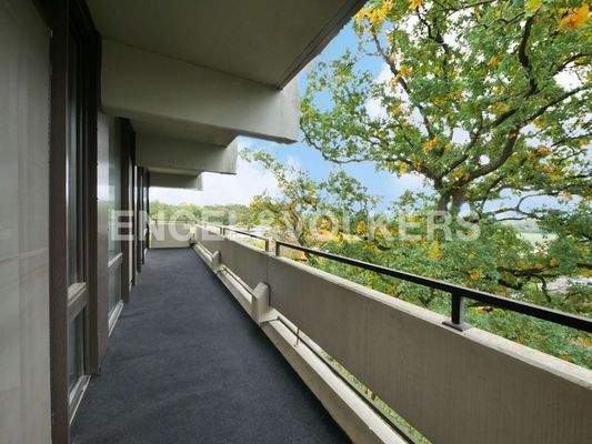 Großzügiger Balkon
