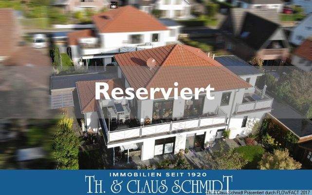 Luftbildansicht der Oberwohnung