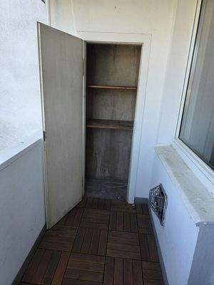 Abstellkammer Balkon