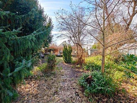 Grundstücksansicht Südwestausrichtung