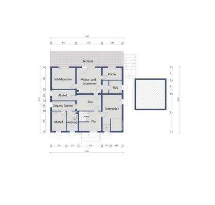 Grundriss Gartengeschoss