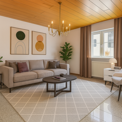 EG Wohnzimmer KI generiert