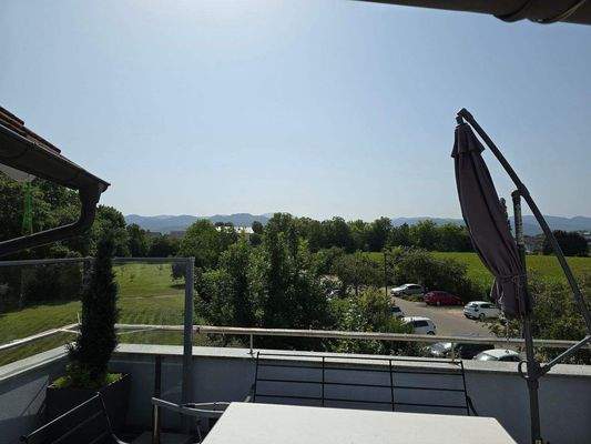 Blick nach Osten Richtung Stadtmitte, Schloss