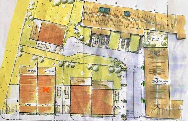 Quartierskizze Kennzeichnung Haus Nr. 3