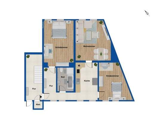 Grundriss 1. Obergeschoss