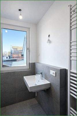 Badezimmer mit Handtuchheizung