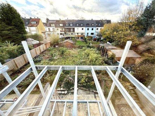 Hier entsteht der Balkon