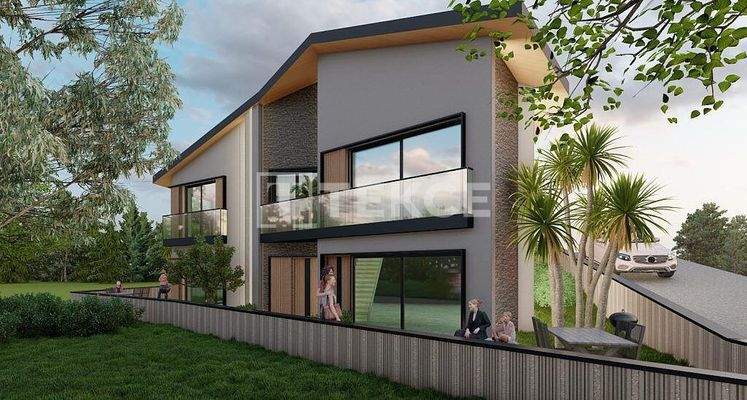 Newly Built Villas on the Main Street Close to the Sea in Urla